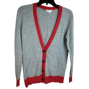 Caslon Sweater Cardigan Sz Small V-neck Angora GrandpaCore Preppy Academia Y2k